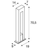 kolampa acel vizallo kerti szurke granit design modern ip44 autobeallo kerti kulteri lampa magas.jpg
